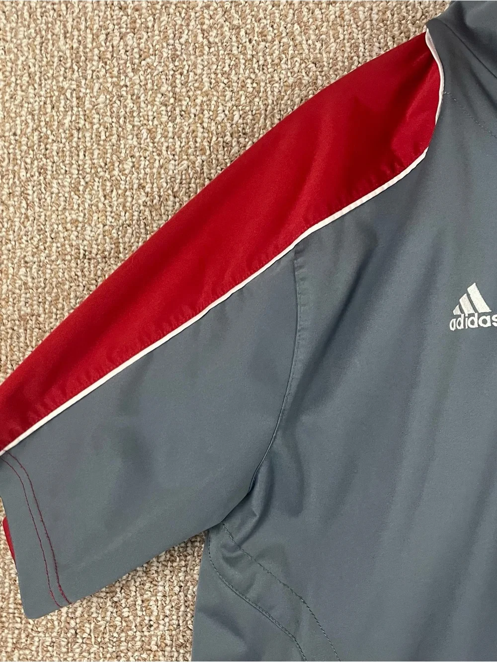 Adidas Nebraska Cornhuskers Pullover Jacket Mens XL Soft Shell 1/4 Zip R3